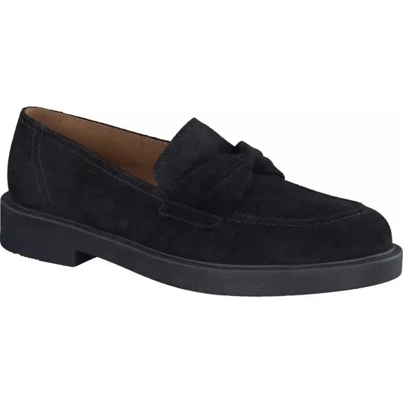 Paul Green Womens Loafer US 9.5 Suede Slip On Round Toe...